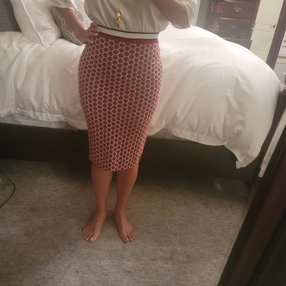 GP & J BAKER X H&M PATTERNED PENCIL SKIRT SZ XS - Picture 5 of 6